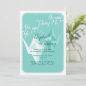 Invitation Grue en Papier (Debout devant)