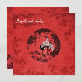 Invitation Grues 3 d'Oriental (Devant / Derrière)