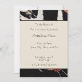 Invitation Grues volantes : Japonais Bird Kimono Art (Dos)