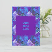 Invitation Grunge Abstrait moderne (Debout devant)