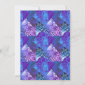 Invitation Grunge Abstrait moderne (Dos)