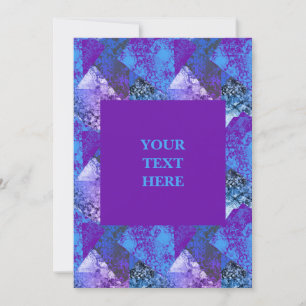 Invitation Grunge Abstrait moderne