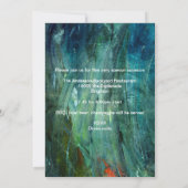 Invitation Grunge Paint Smudge 21e Anniversaire Mois 014 (Dos)