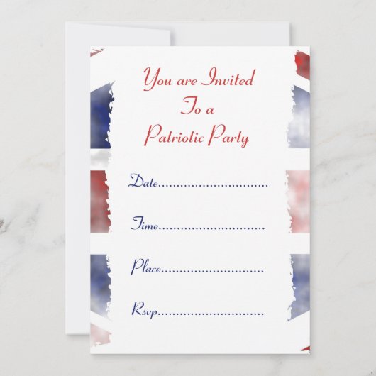 Invitation Grunge Uk (Dos)