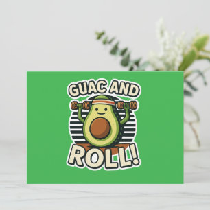 Invitation Guac Et Rouleau
