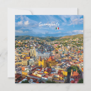 Invitation Guanajuato, Mexique - Paysage urbain coloré