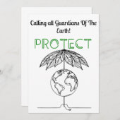 Invitation Guardians of Earth - Protect Planet With Style (Devant / Derrière)