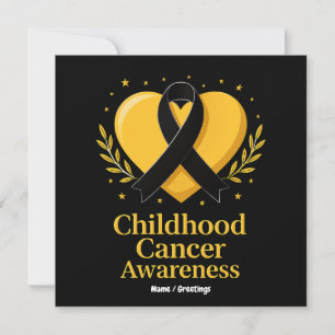 Invitation Guerrier de sensibilisation au cancer de l'enfance