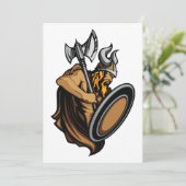 Invitation Guerrier viking (Debout devant)