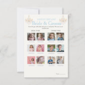 Invitation Guess the Age Bridal Shower Fancy game card (Devant)