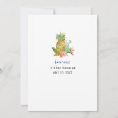 Invitation "Guess Who" Boissons tropicales jeu de Fête des ma (Dos)