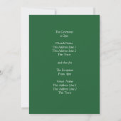 Invitation Guest Names, Emerald Green & Gold Wedding (Dos)