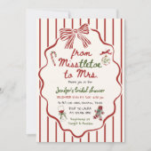 Invitation Gui de gui à Mrs Lavis Mariage Fête (Devant)