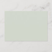 Invitation Guide de palette de couleurs de mariage (Dos)