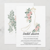 Invitation Guide de style de robe de mariage bohème | Mariage (Devant / Derrière)
