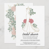 Invitation Guide de style de robe de mariage Bohème | Mariage (Devant / Derrière)