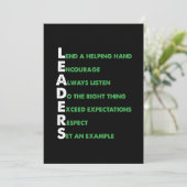 Invitation Guide d'élite du Superior Head Chef du Président L (Debout devant)