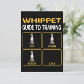 Invitation Guide du Whippet pour la formation à l'obéissance (Debout devant)