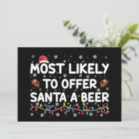 Guirlande de Noël pour offrir une bière au Père No