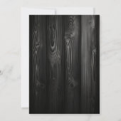 Invitation Guirlande Lumineuse Blanche Bois 95e Anniversaire (Dos)