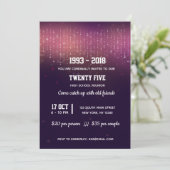 Invitation Guirlande lumineuse moderne (Debout devant)