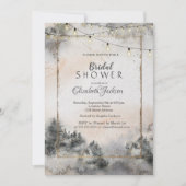 Invitation Guirlande lumineuse pour arbres de forêt (Devant)
