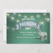 Invitation Guirlande lumineuse pour enterrement de vie de gar (Devant)