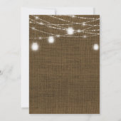 Invitation Guirlande Lumineuse Renouvellement de Voeux Annive (Dos)