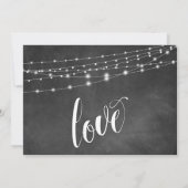 Invitation Guirlande Lumineuse Tableau Noir Happily Ever Afte (Dos)