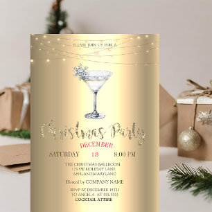 Invitation Guirlandes de Cocktail Flocon de Neige Lumières O
