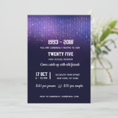 Invitation Guirlandes lumineuses modernes (Debout devant)