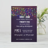 Invitation Guirlandes modernes (Debout devant)