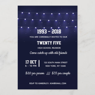 Invitation Guirlandes modernes