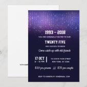 Invitation Guirlandes modernes (Devant / Derrière)