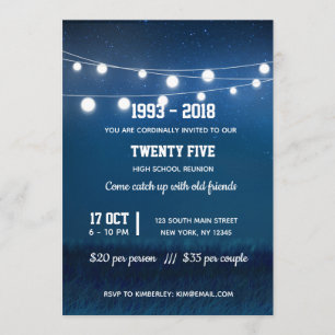 Invitation Guirlandes modernes