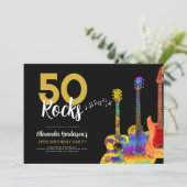 Invitation Guitar 50 fête ses 50 ans (Debout devant)