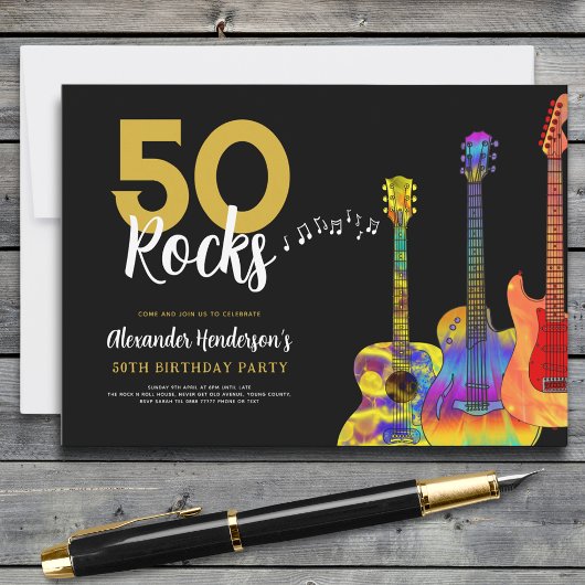 Invitation Guitar 50 fête ses 50 ans