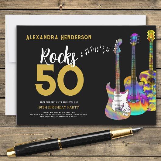 Invitation Guitar 50 fête ses 50 ans