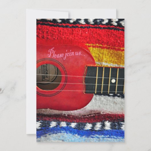 Invitation Guitar Cinco De Mayo (Devant)