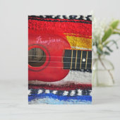 Invitation Guitar Cinco De Mayo (Debout devant)