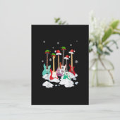 Invitation Guitar Santa Hat (Debout devant)