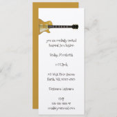 Invitation Guitare (Devant / Derrière)