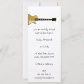 Invitation Guitare (Devant)