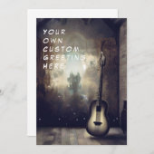 Invitation Guitare d'invitation (Devant / Derrière)