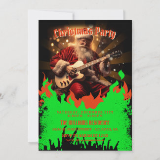 Invitation Guitare du Père Noël