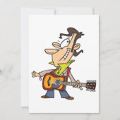 Invitation Guitare Man Rockstar (Devant)