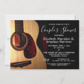 Invitation Guitare moderne Musical Handlettered Couple's Show (Devant)