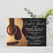 Invitation Guitare moderne Musical Handlettered Couple's Show (Debout devant)