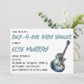Invitation Guitare, Musique, Baby shower Rock-A-Bye (Debout devant)