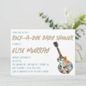 Invitation Guitare, Musique, Baby shower Rock-A-Bye (Debout devant)
